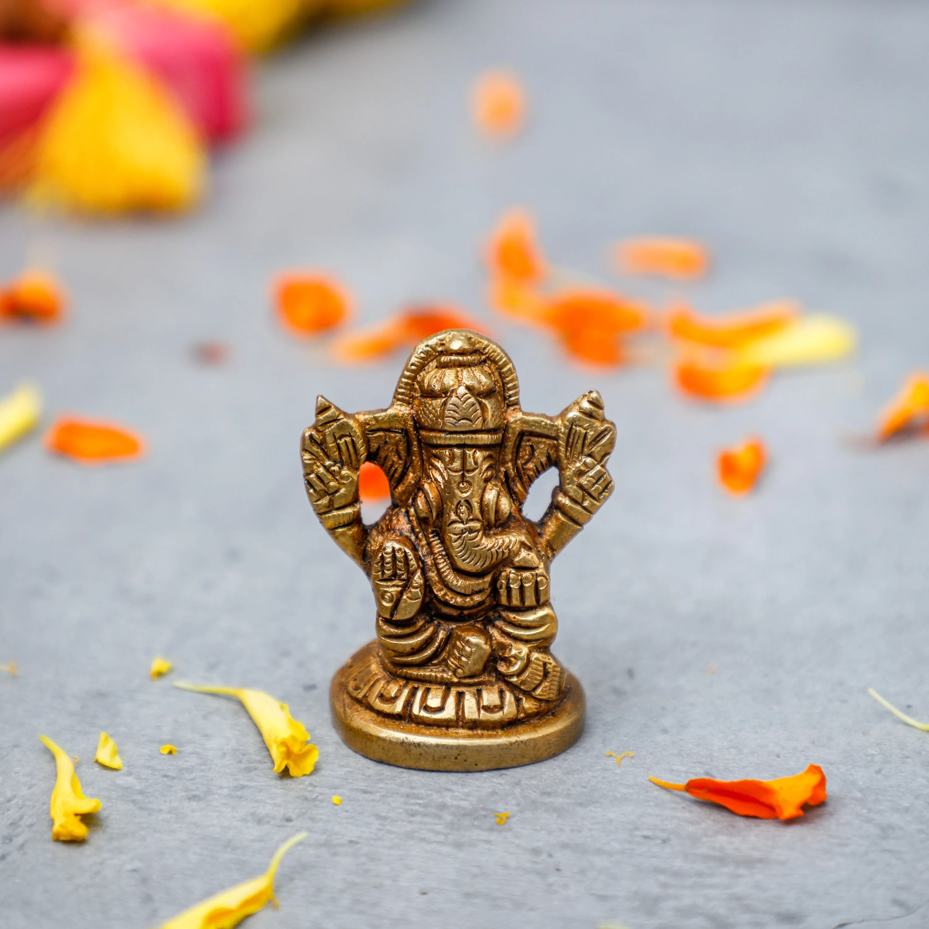 Brass Lord Ganesha Statue