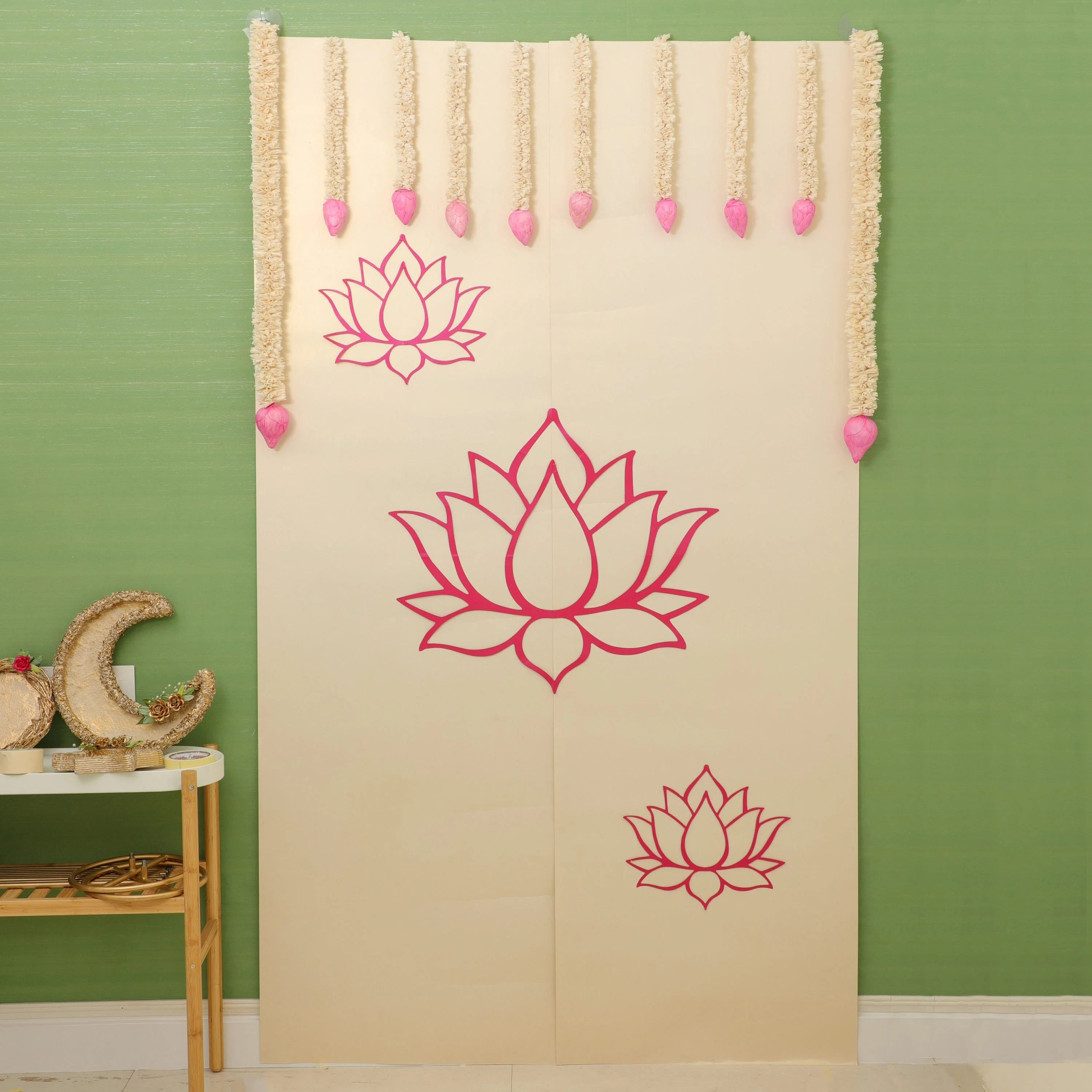 Lotus Theme Varalakshmi Vratham Décor Kit