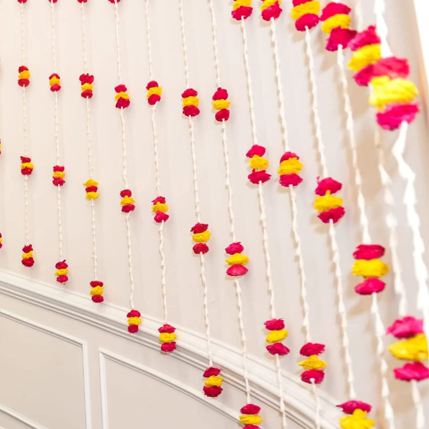 7 Ft Red & Yellow Lily Garland