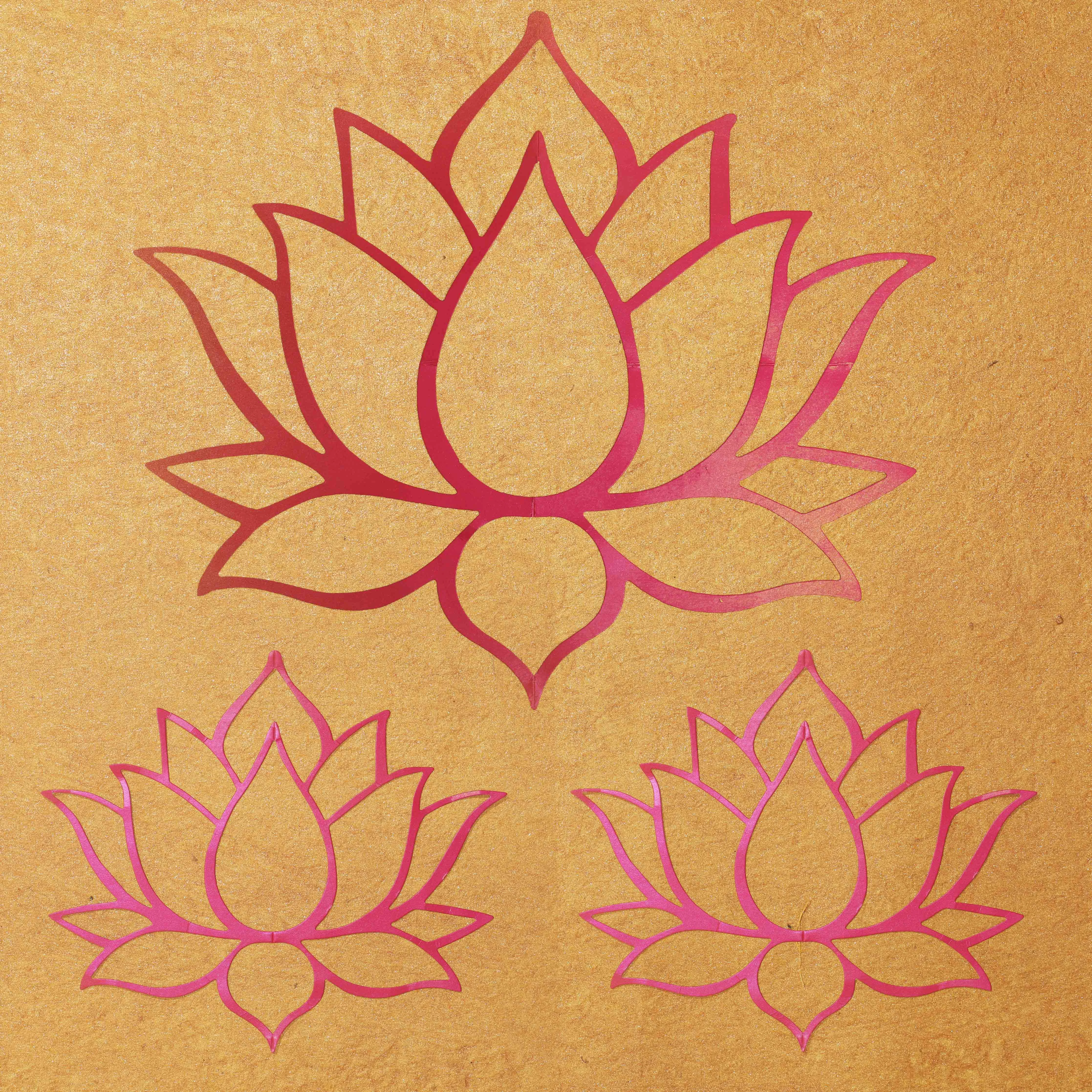 Lotus Paper Cutouts