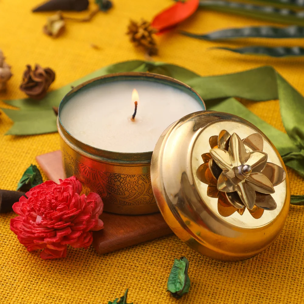 Indian Rose Scented Candle