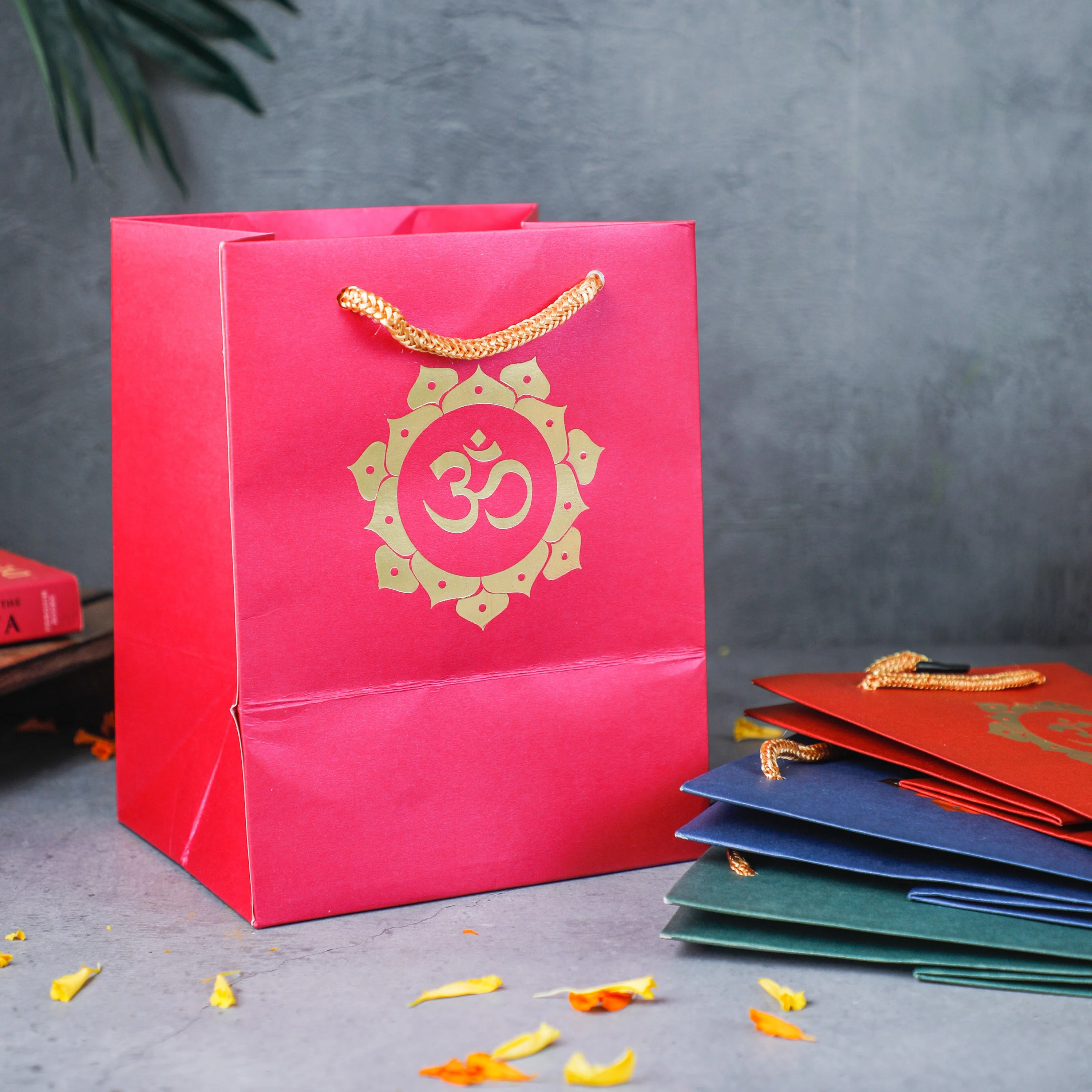 Om Paper Bags (8")