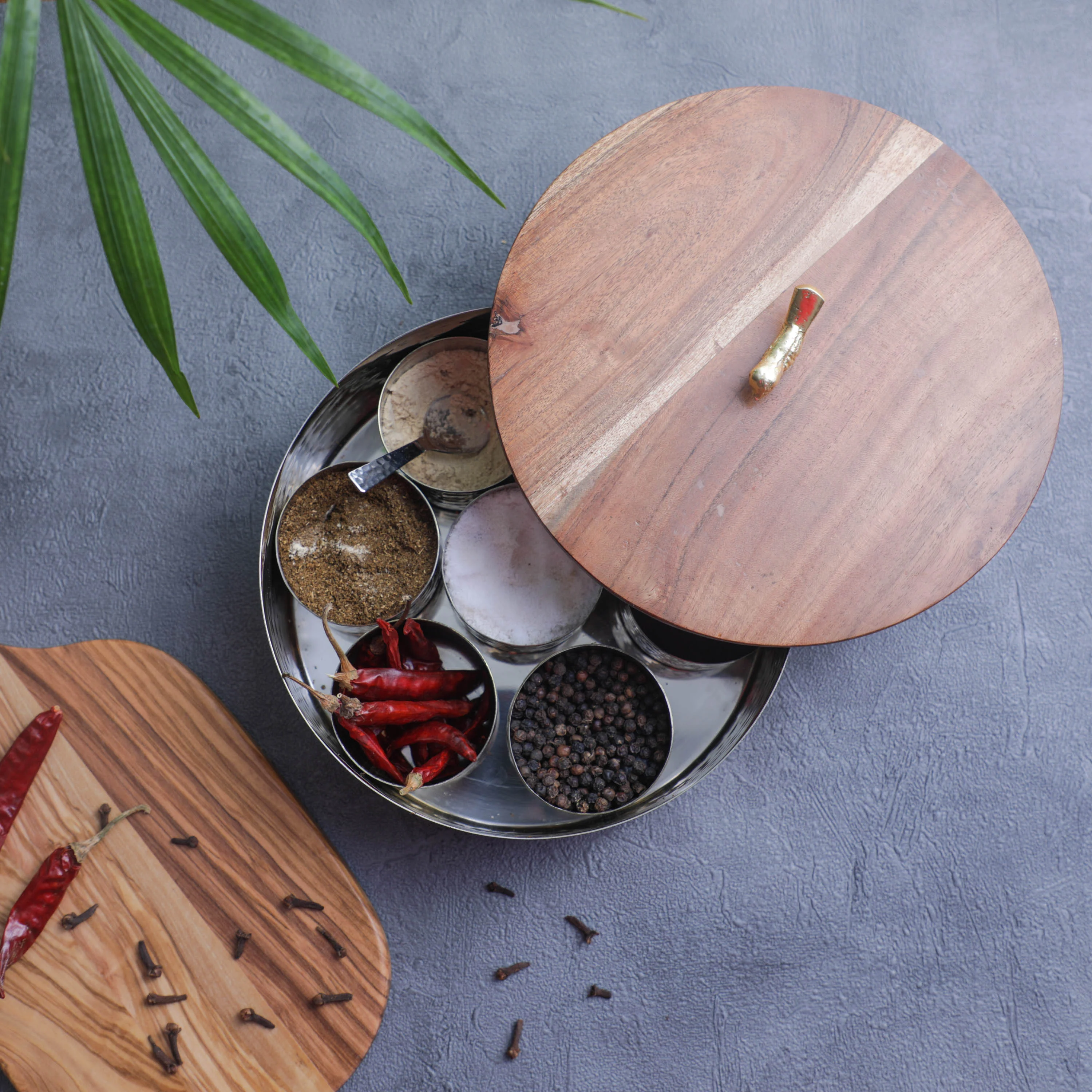 Spice Box with Spoon