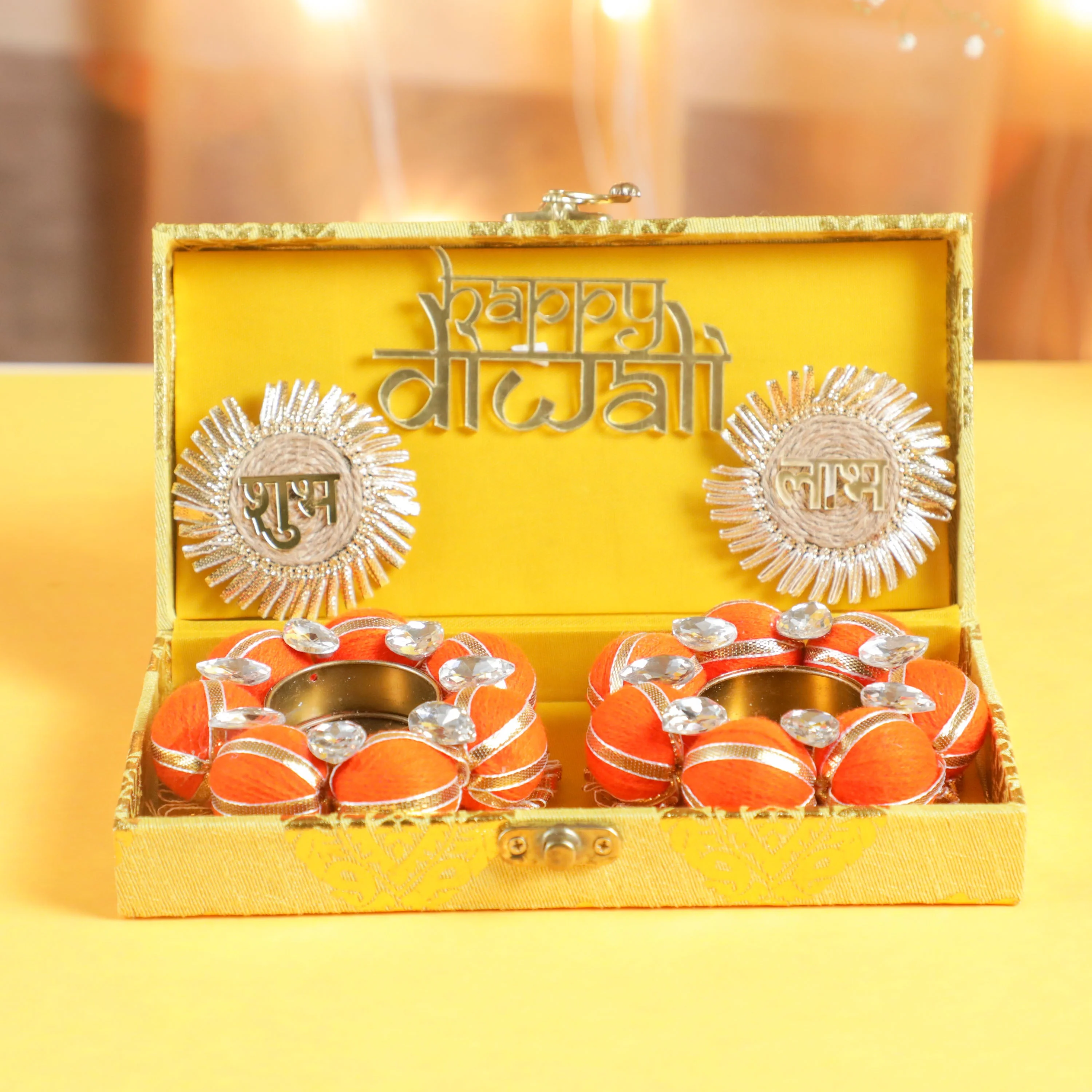 Designer Diya Gift Set