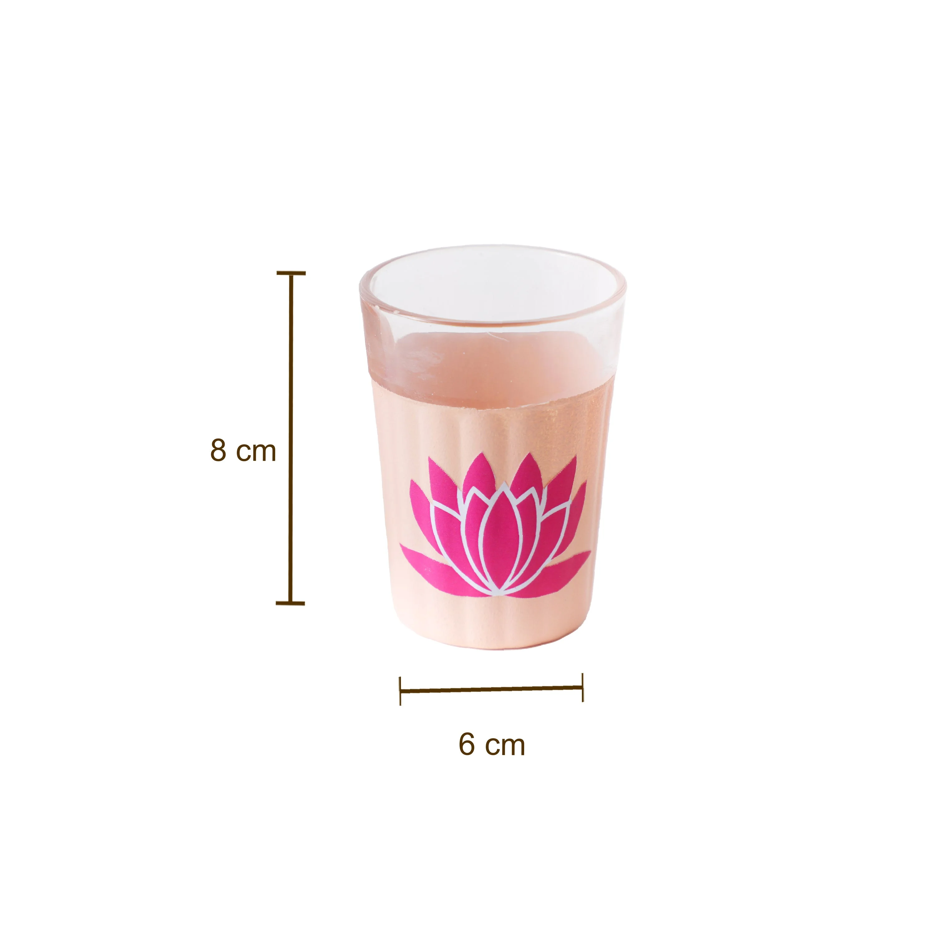 Cream with Pink Lotus