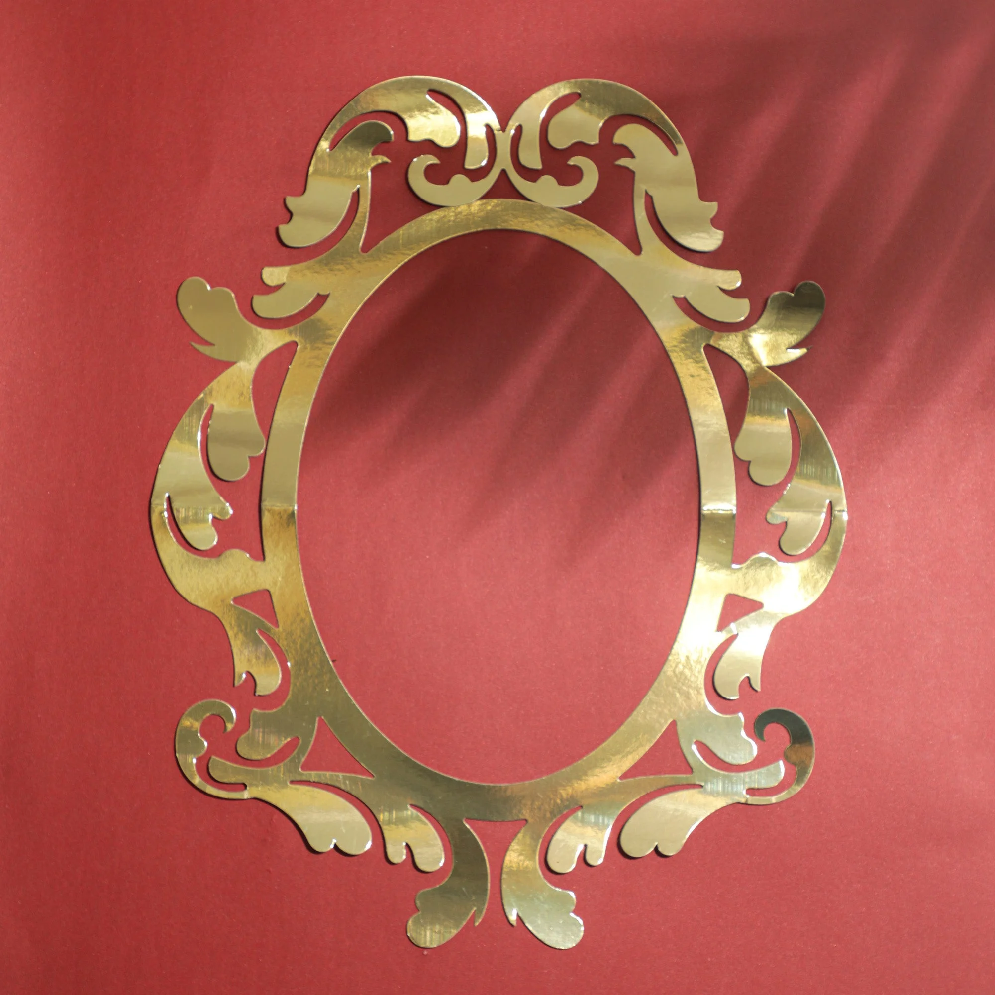 Paper Mirror Frame Cutout