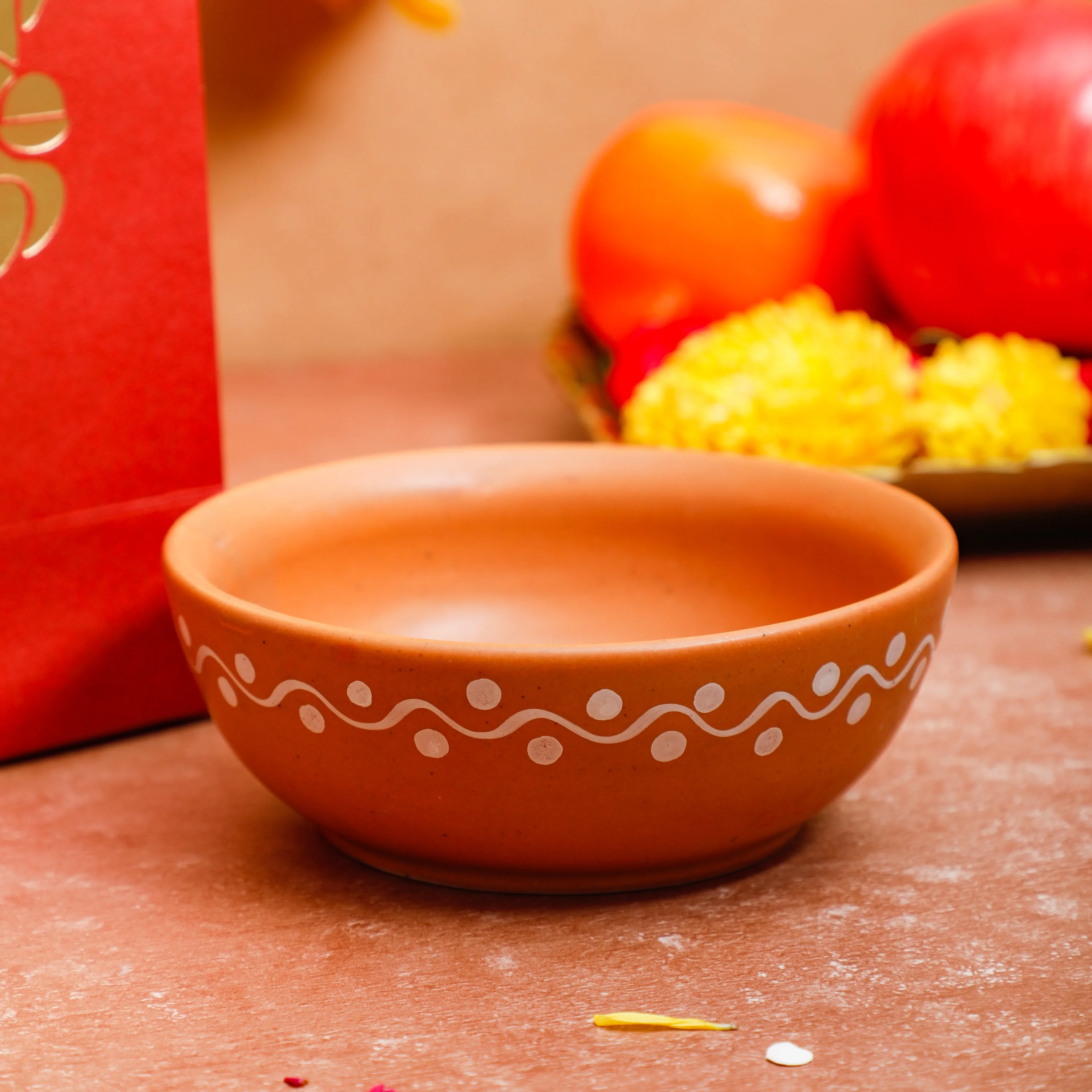 Paper Bag + Rangoli Bowl