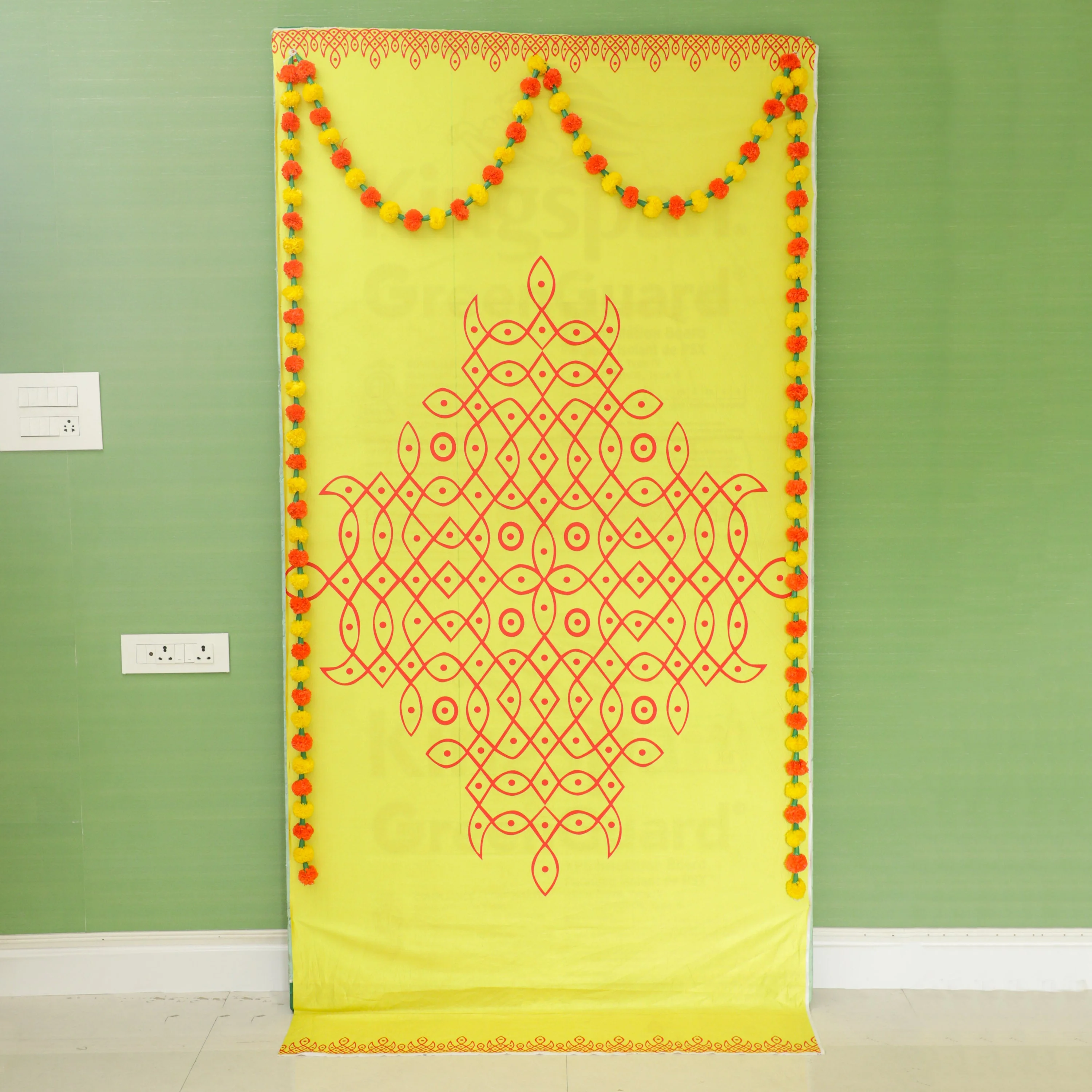 Rangoli Backdrop Cloth