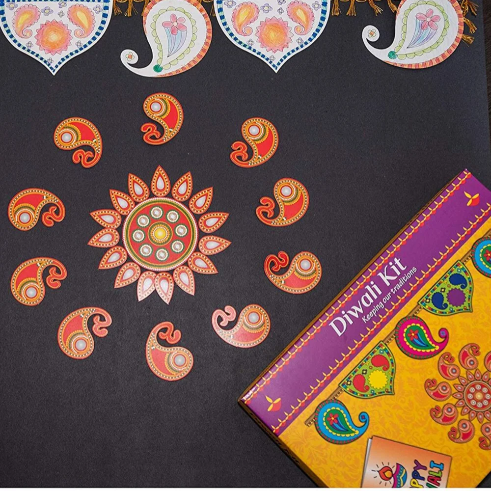 DIY Diwali Gift for Kids-Paint your own Diyas/Make your own Rangoli