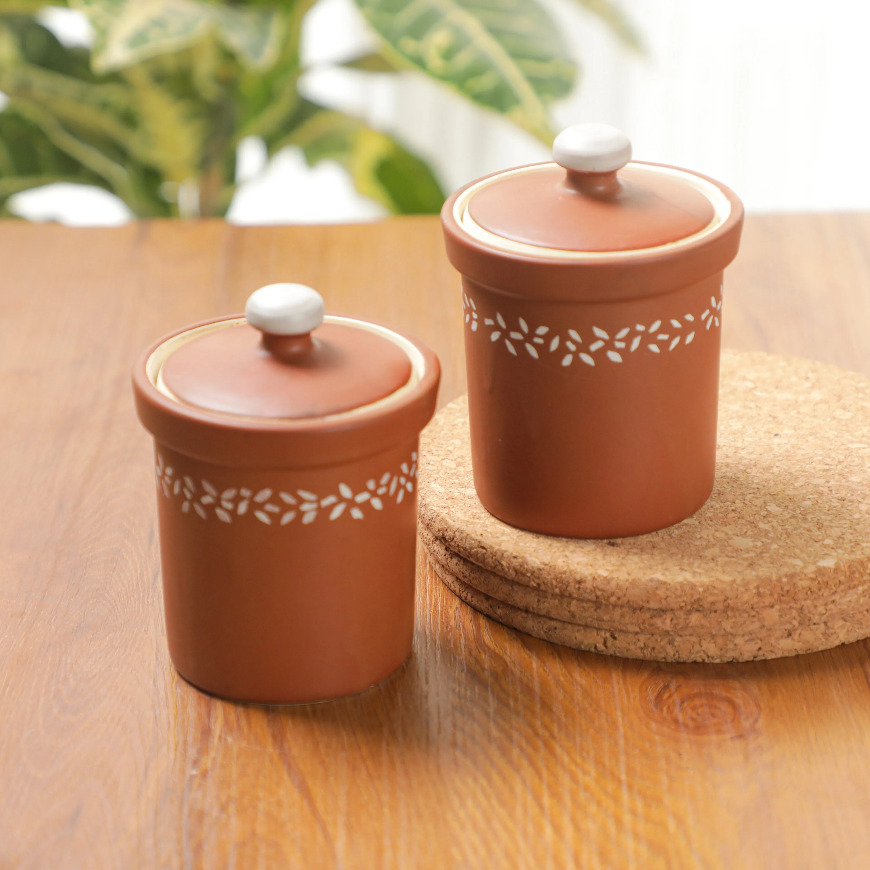 Ceramic Storage Jar with Lid