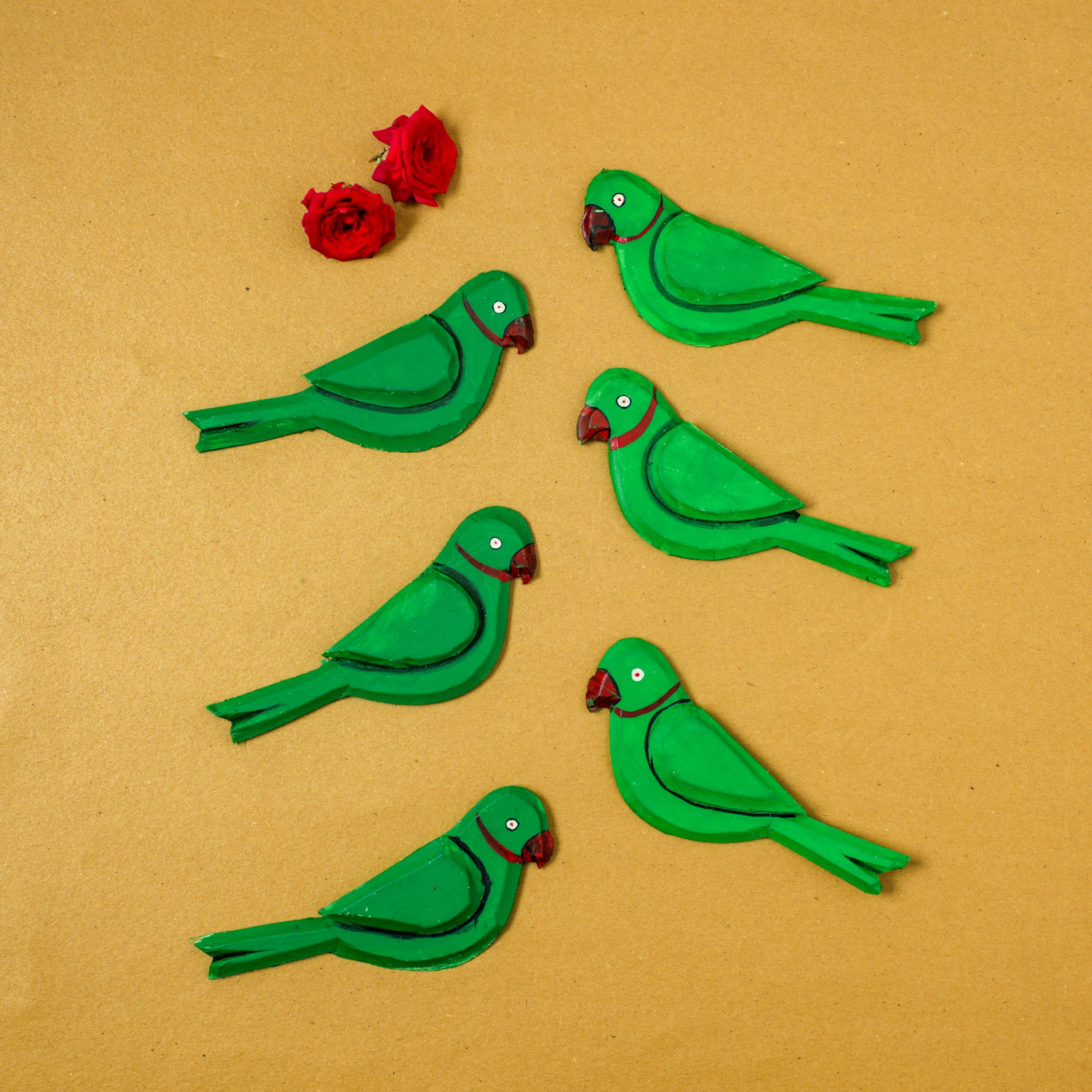 Foam Parrot Cutouts