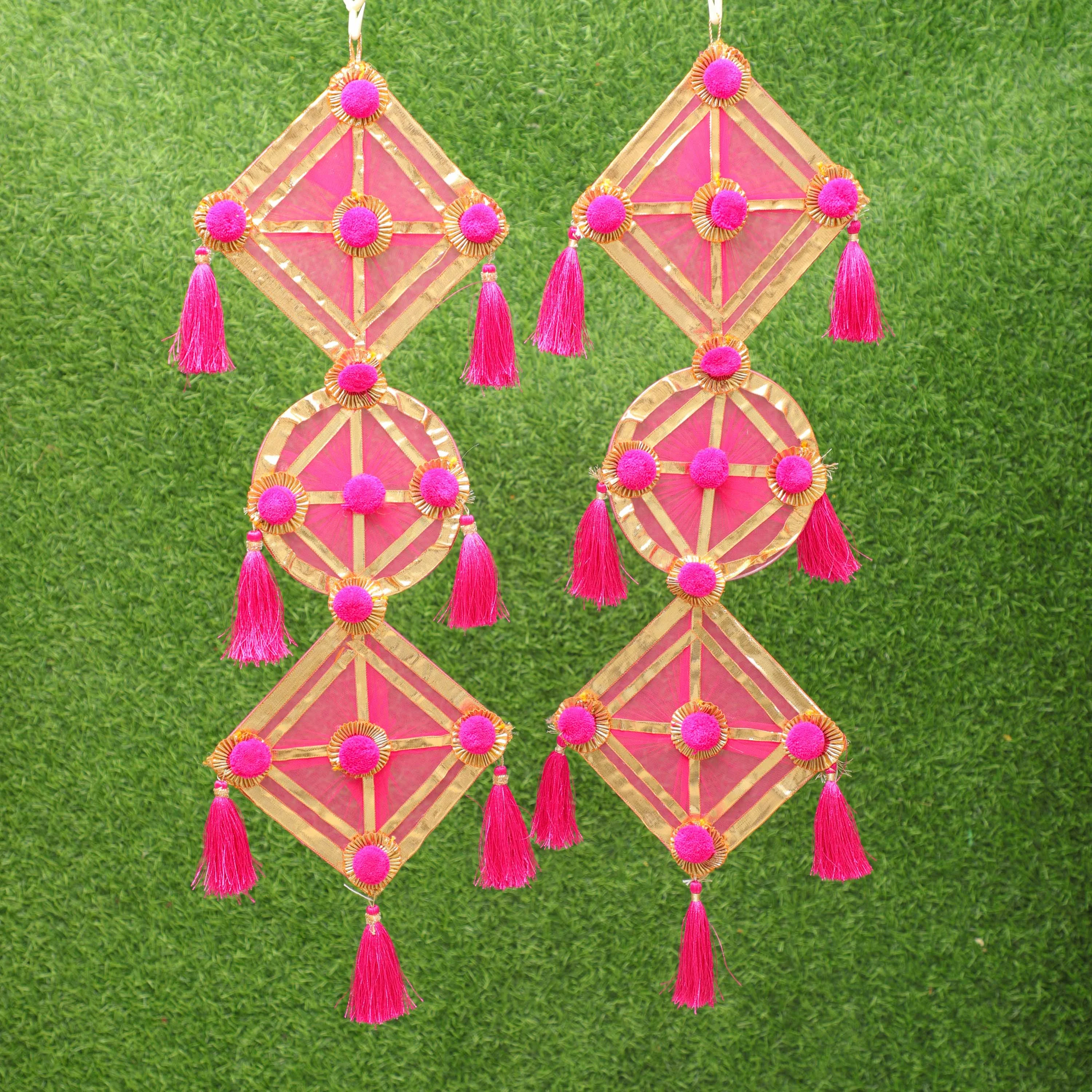 Pink Kite Net Hanging