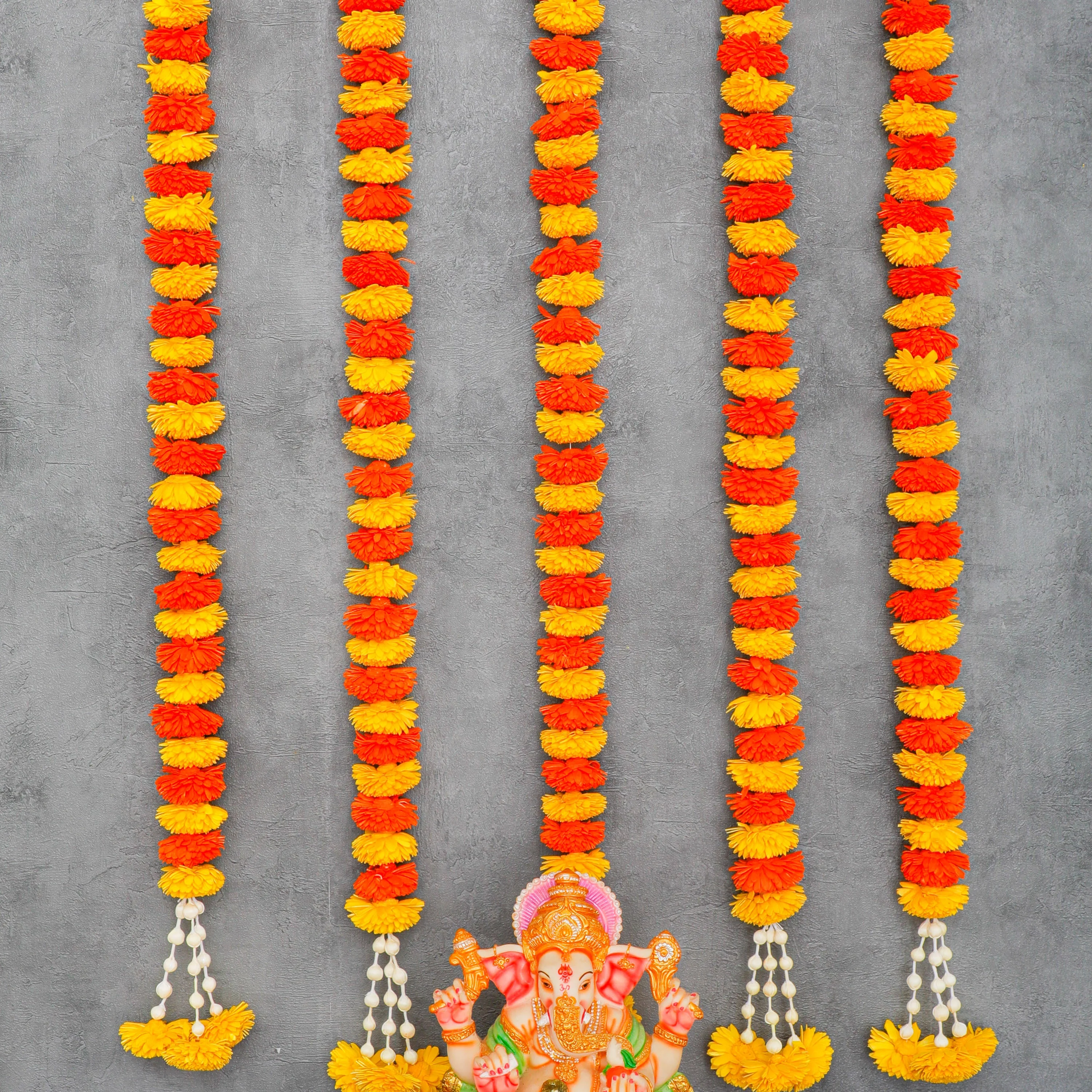 Multicolor Shola Garland - 3 ft