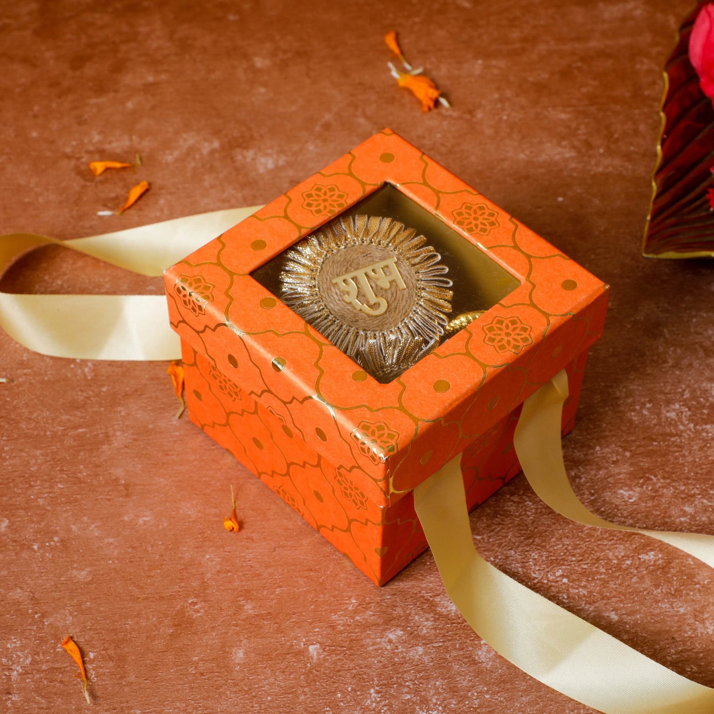 Paper Box + Pom Pom Diya + Shubh Labh&nbsp;