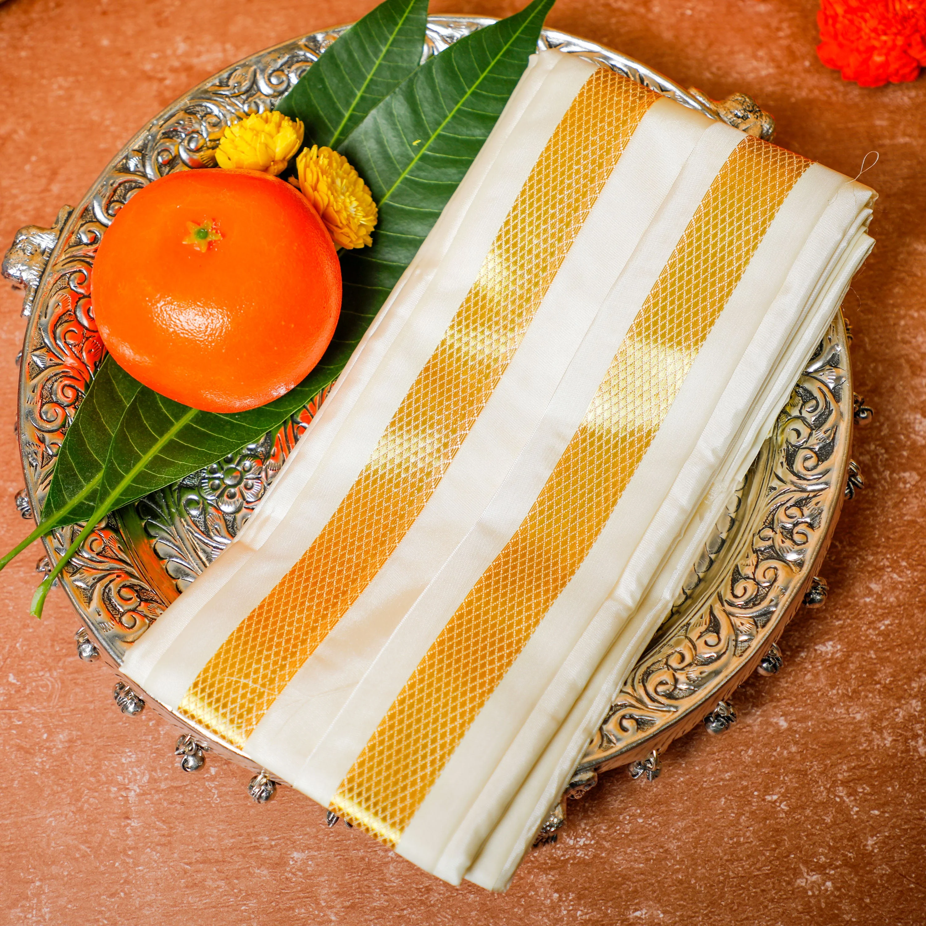 Zari Angavastram Towel