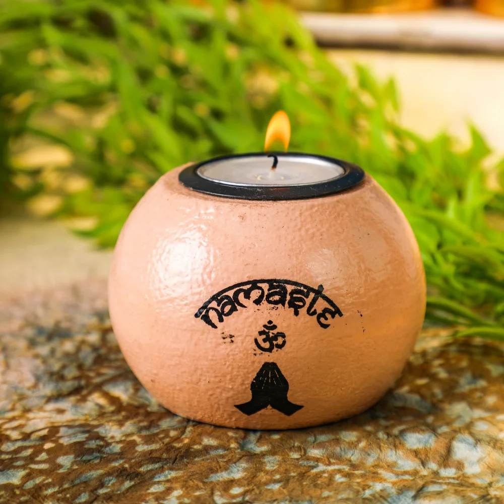 Tealight Holder - Namaste