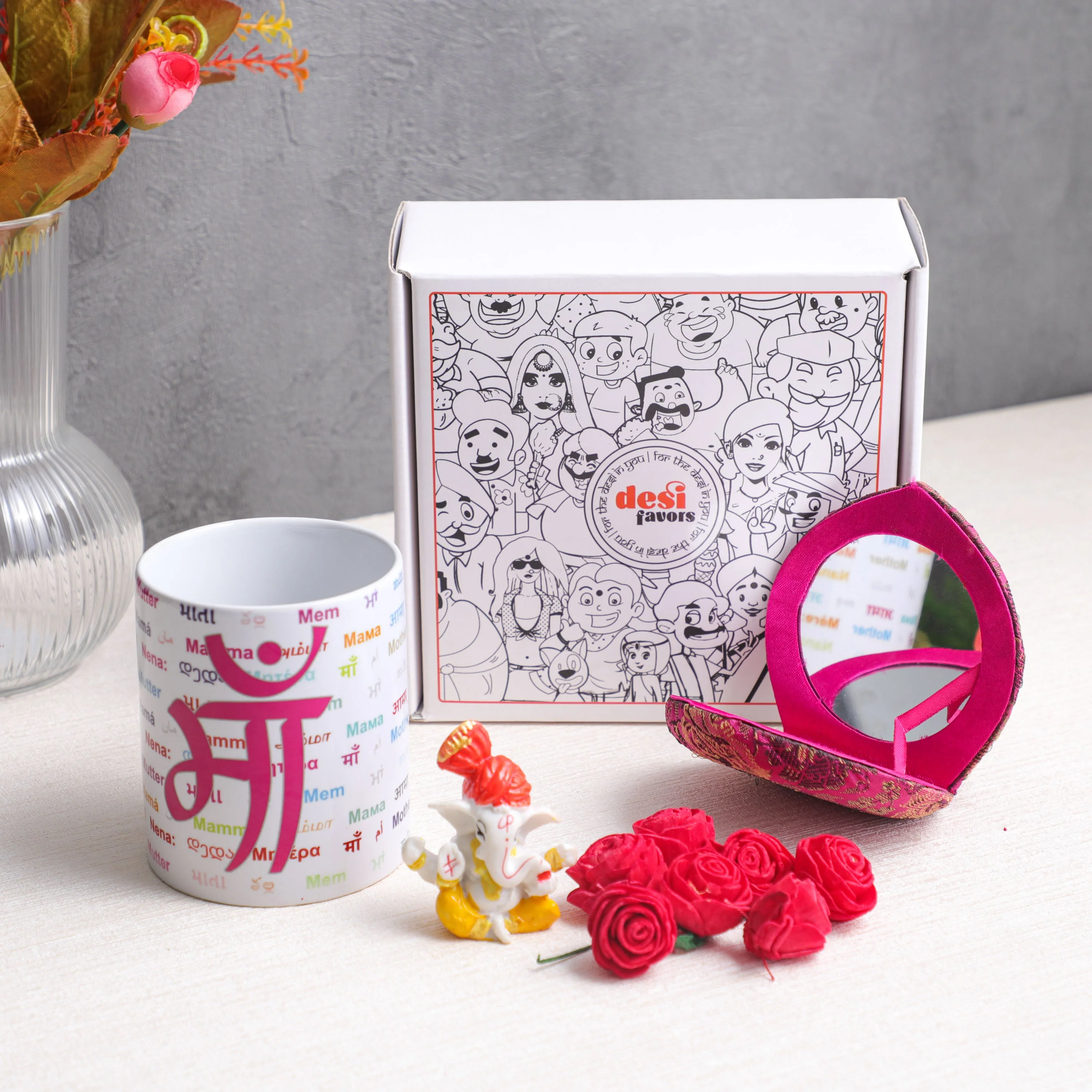 Mother's Day Mug with Ganesha & Mirror