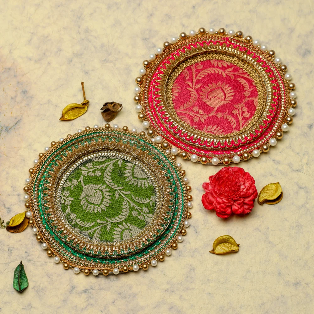 Handmade Designer Pooja Thali