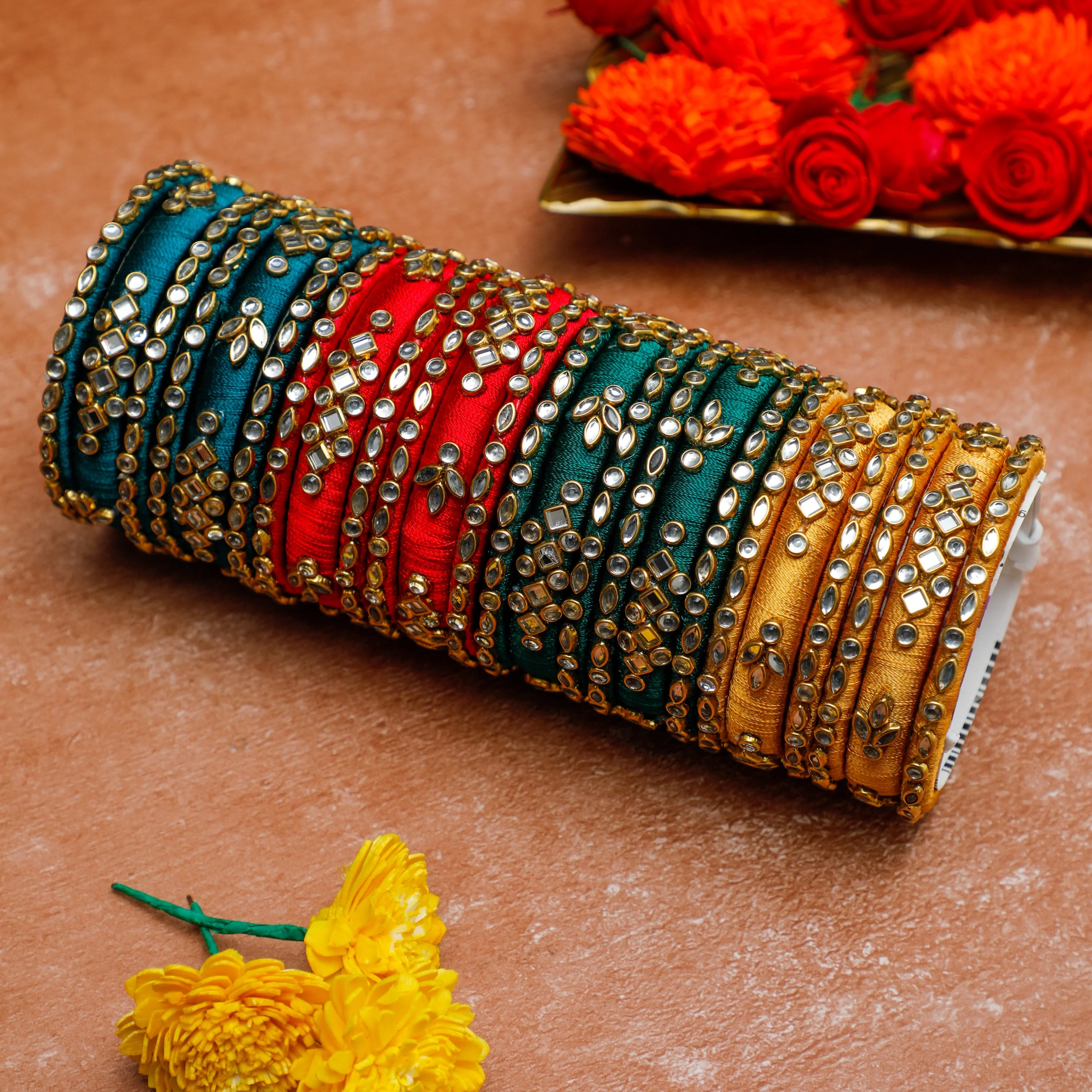 Fancy Kundan Stone Bangles